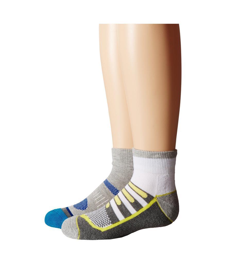 商品Jefferies Socks|Tech Sport Half Cushion Quarter Socks 6-Pair Pack (Toddler/Little Kid/Big Kid/Adult),价格¥92,第4张图片详细描述