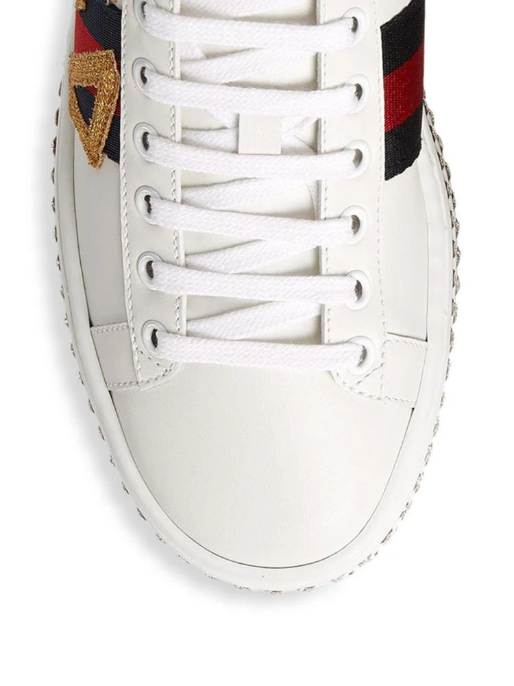 商品Gucci|New Ace Sneakers With Crystals,价格¥10120,第3张图片详细描述