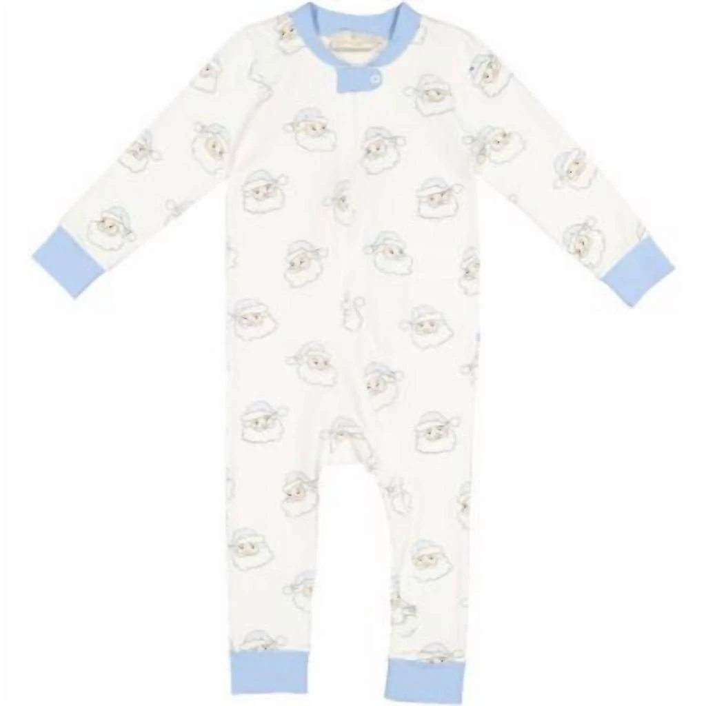 商品sal & pimenta|Santa Baby Boy Pajama In Blue/white,价格¥310,第1张图片