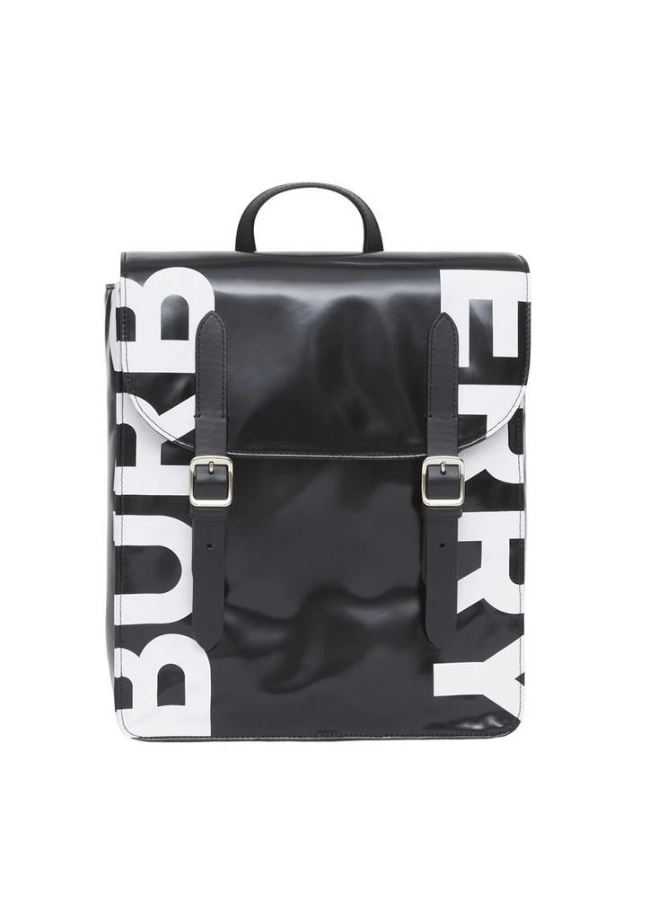 商品Burberry|Logo print coated canvas satchel,价格¥4687,第1张图片