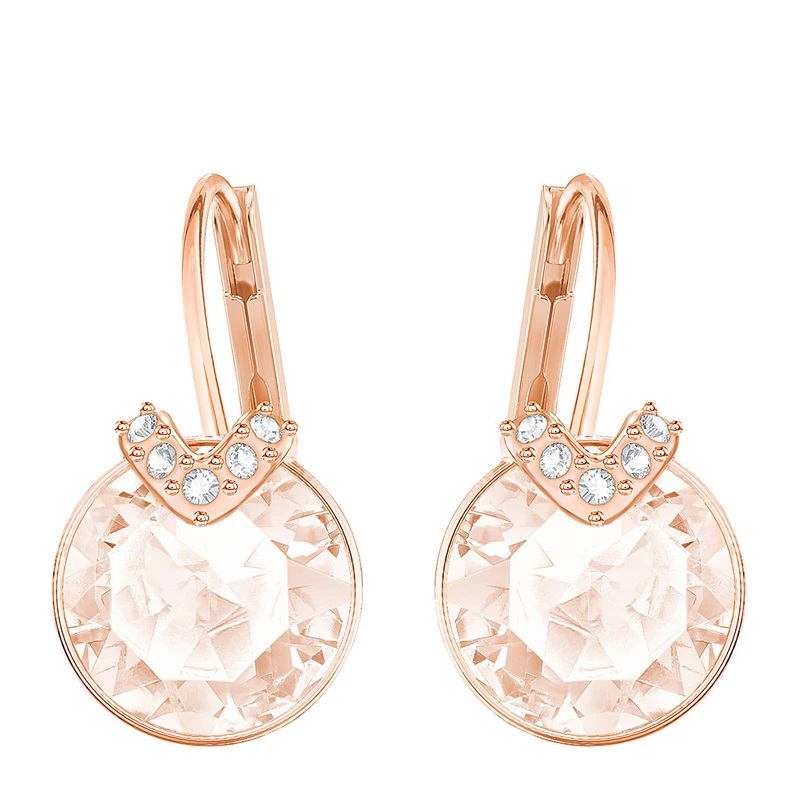 Swarovski 施华洛世奇 女士穿孔玫瑰金色耳环 5299318 商品