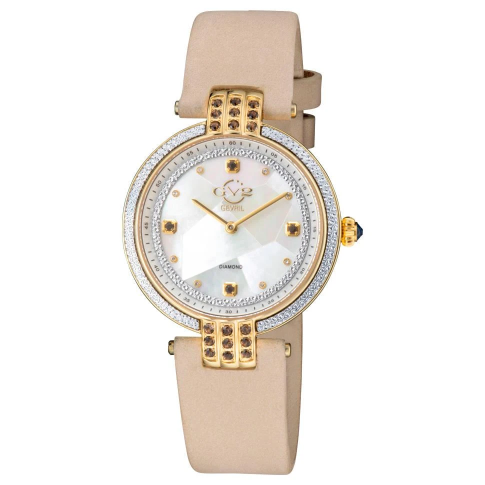 商品Gevril|GV2 by Gevril Matera Diamond Women's Watch,价格¥6098,第1张图片