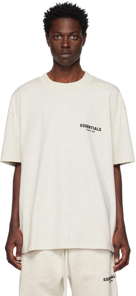 商品Essentials|Off-White Flocked T-Shirt,价格¥294,第1张图片