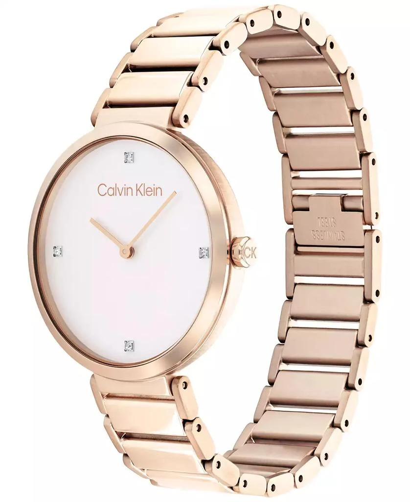 商品Calvin Klein|Rose Gold-Tone Bracelet Watch 36mm,价格¥810,第2张图片详细描述