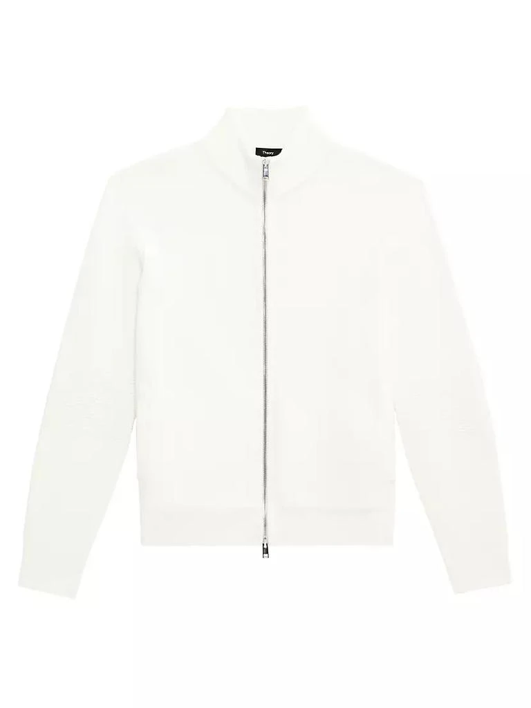 商品Theory|Warin Zip-Front Rib-Knit Wool Jacket,价格¥2069,第1张图片