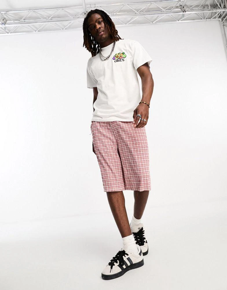 商品Obey|Obey bowl of fruit backprint t-shirt in white,价格¥178,第2张图片详细描述