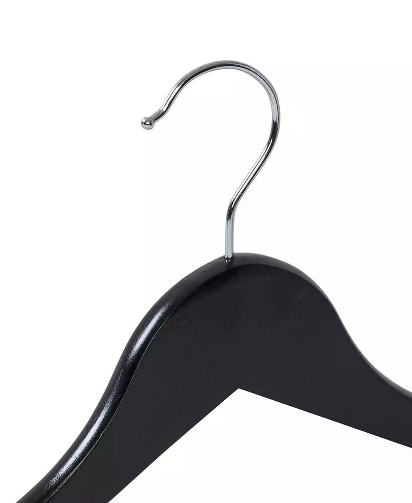 商品Honey Can Do|24 Pack Non-Slip Swivel Hook Wood Hangers,价格¥252,第4张图片详细描述