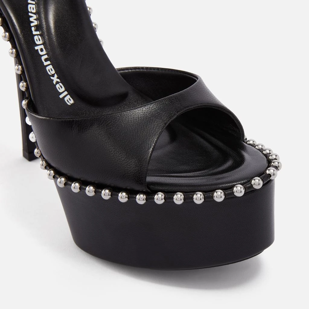 商品Alexander Wang|Women's Nova 145 Leather Platform Sandals,价格¥2669,第3张图片详细描述
