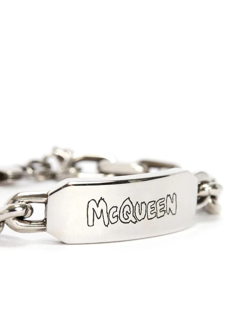 商品Alexander McQueen|Mcqueen graffiti tag bracelet,价格¥1176,第2张图片详细描述