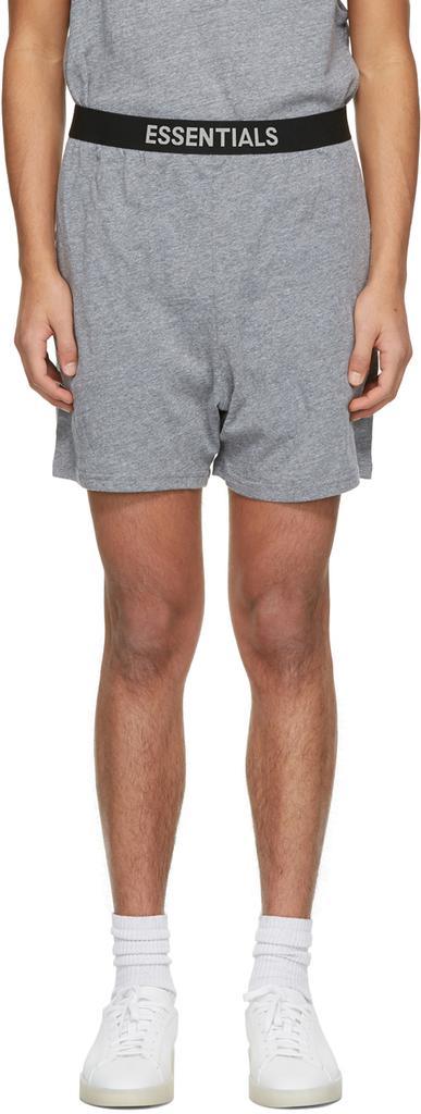 商品Essentials|Grey Jersey Lounge Shorts,价格¥471,第1张图片