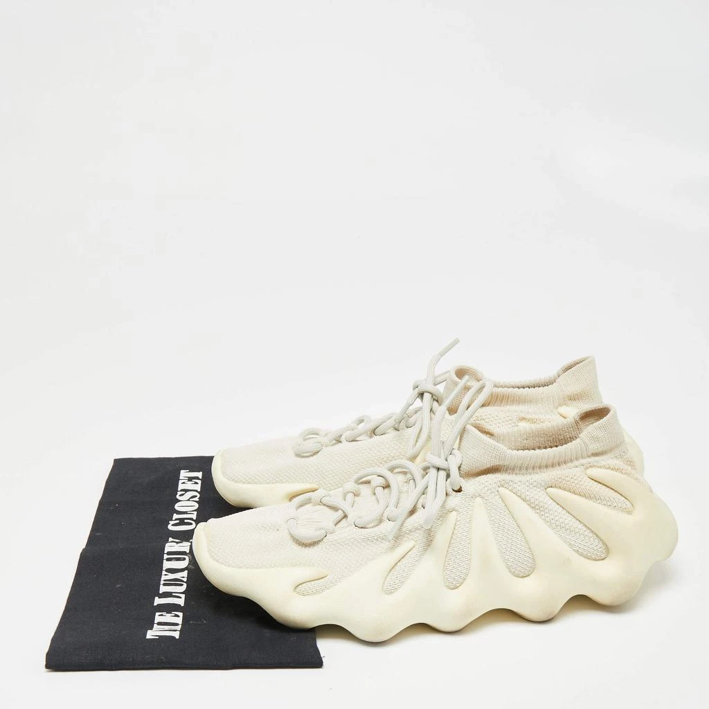 Yeezy x Adidas Cream Knit Fabric 450 Cloud White Sneakers Size 44 2/3 商品