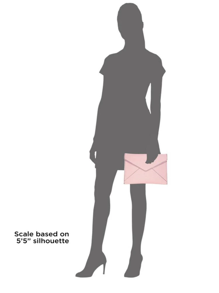 商品Rebecca Minkoff|Rebecca Minkoff - Leo Leather Envelope Clutch,价格¥285,第3张图片详细描述