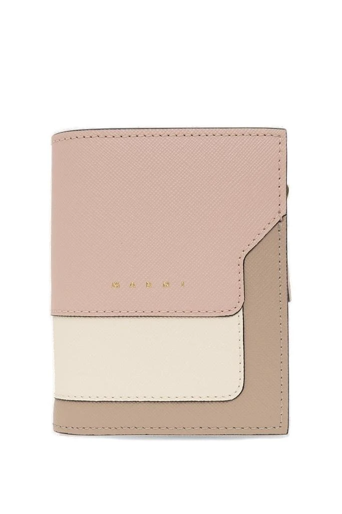 商品Marni|Marni Logo Detailed Panelled Zipped Wallet,价格¥2244,第1张图片