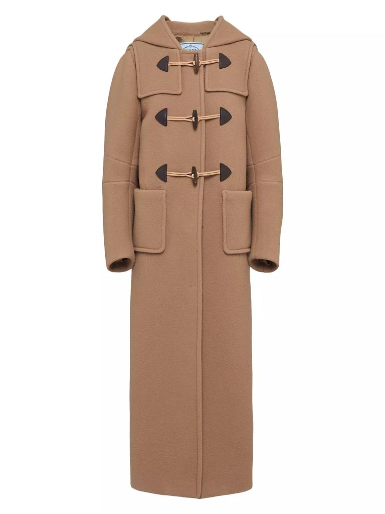 【プラダ・PRADA】Long velour duffle coat e97a1587-891b-3708-9a91-