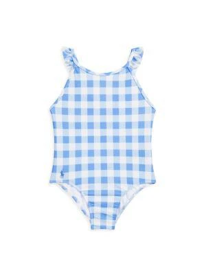 商品Ralph Lauren|Baby's Girl's Gingham One-Piece Swimsuit,价格¥113,第1张图片