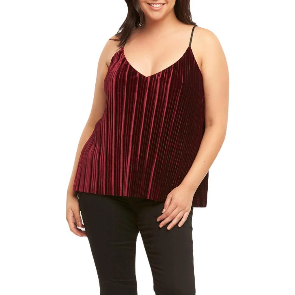 商品Tart|Tart Collections Maren Women's Plus Size Pleated V-Neck Tank Top,价格¥39,第1张图片