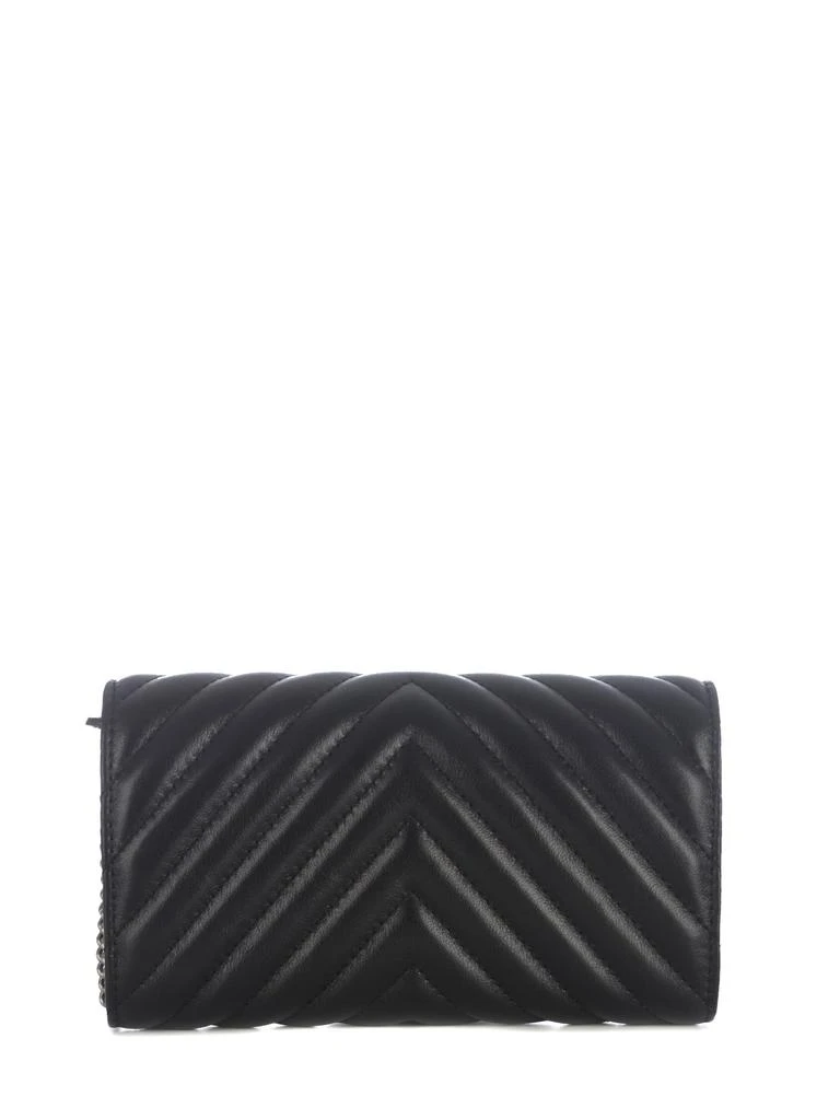商品PINKO|Wallet Pinko love Wallet Chevron In Leather,价格¥1758,第3张图片详细描述