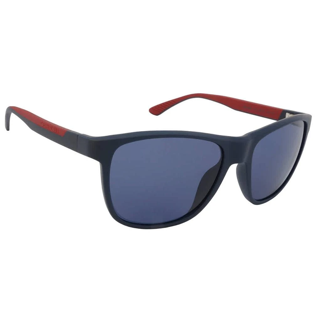 商品Calvin Klein|Blue Rectangular Men's Sunglasses CK21509S 410 55,价格¥213,第1张图片