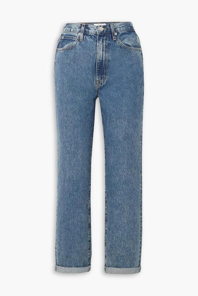 商品SLVRLAKE|Dakota faded high-rise straight-leg jeans,价格¥1063,第1张图片