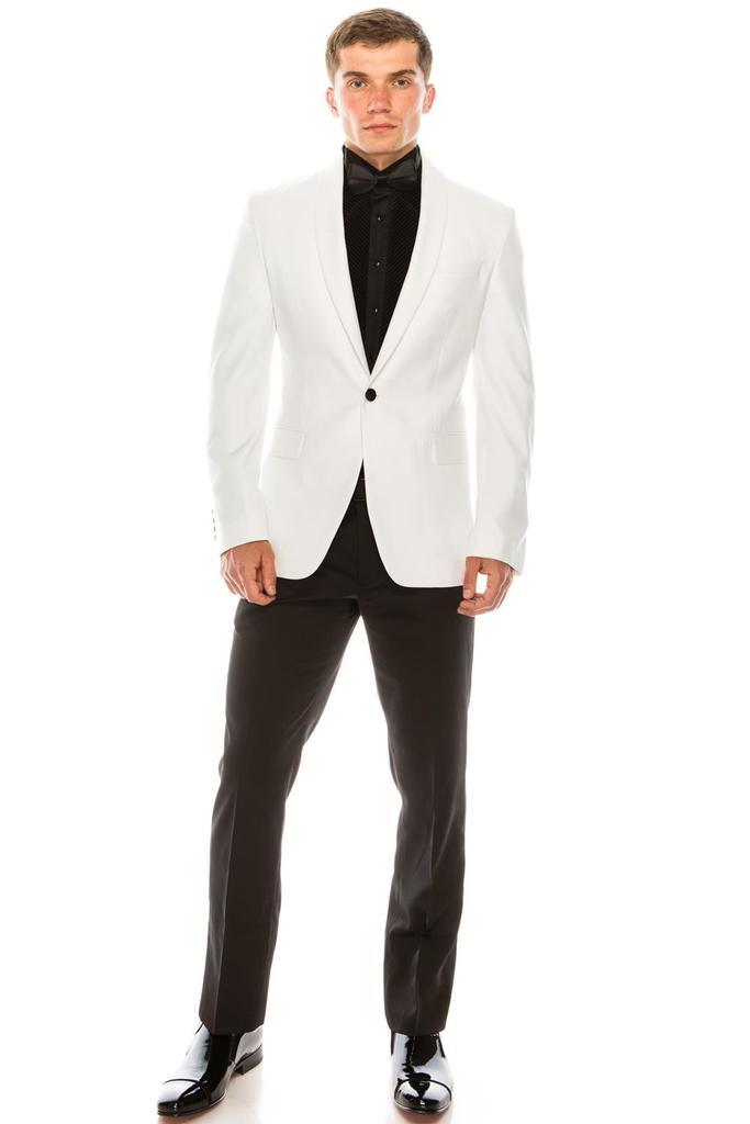 商品RON TOMSON|Shawl Lapel Tuxedo Jacket,价格¥3512,第1张图片