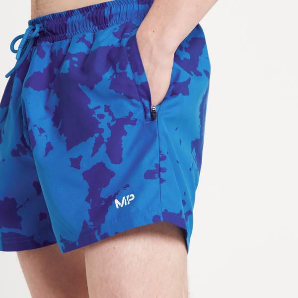 MP Men's Atlantic Printed Swim Shorts - True Blue商品第4张图片规格展示