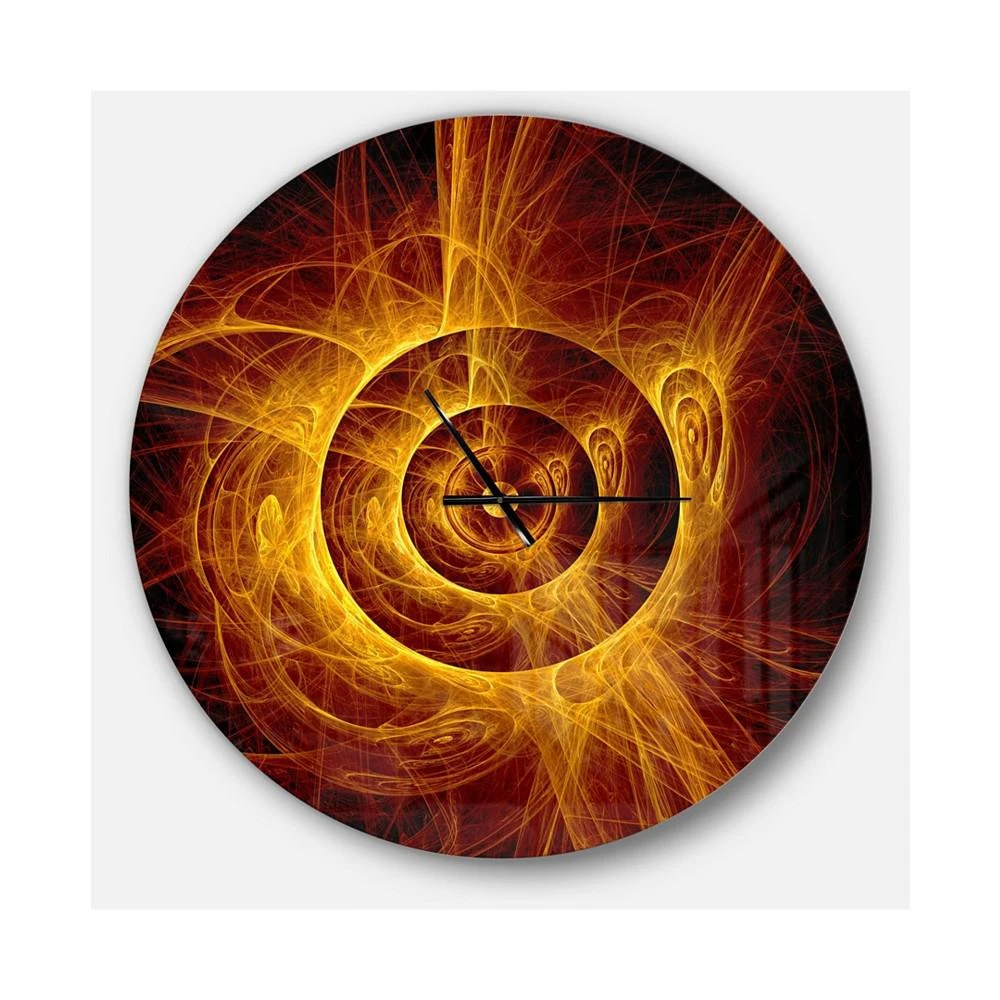 商品Design Art|Designart Oversized Modern Round Metal Wall Clock - 36 x 36,价格¥3528,第1张图片