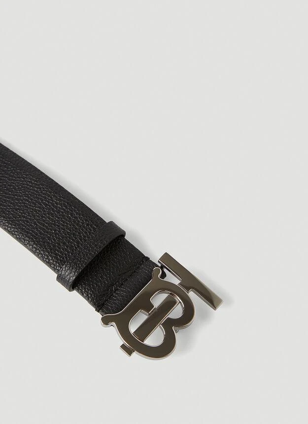 商品Burberry|Reversible TB Monogram Belt in Black,价格¥3528,第2张图片详细描述
