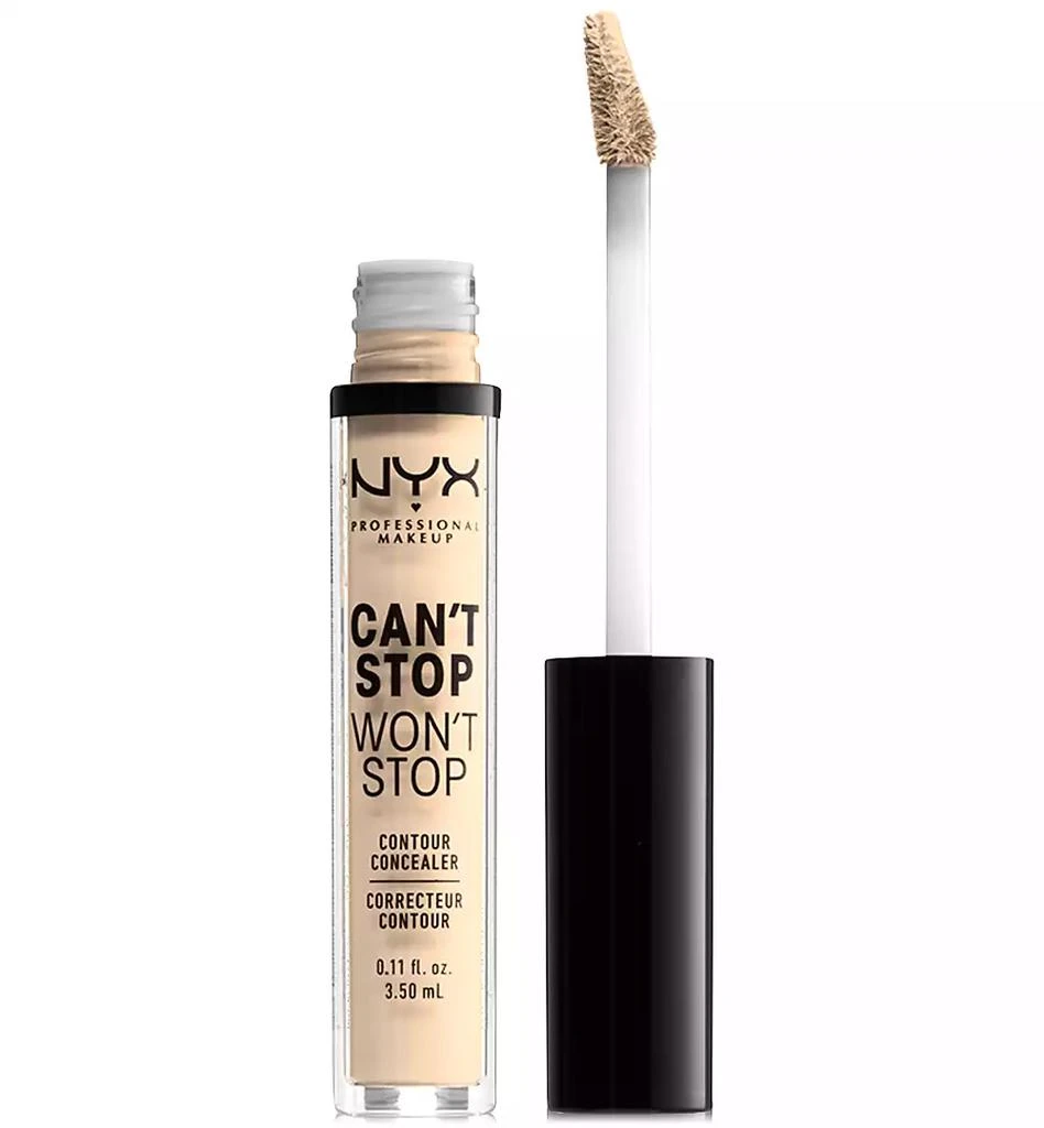 商品NYX Professional Makeup|Can't Stop Won't Stop Contour Concealer, 0.11 oz.,价格¥70,第1张图片