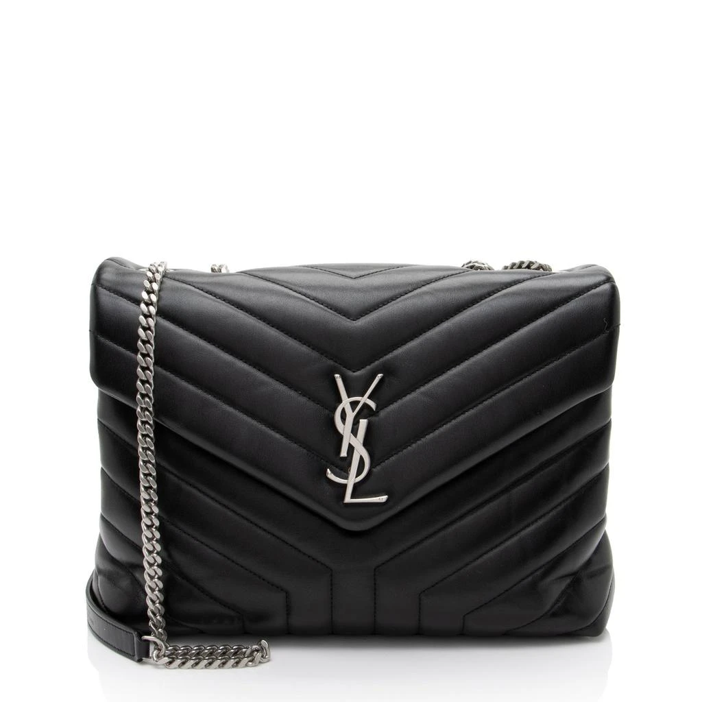 商品[二手商品] Yves Saint Laurent|Matelasse Calfskin Monogram LouLou Chain Medium Shoulder Bag,价格¥13941,第1张图片
