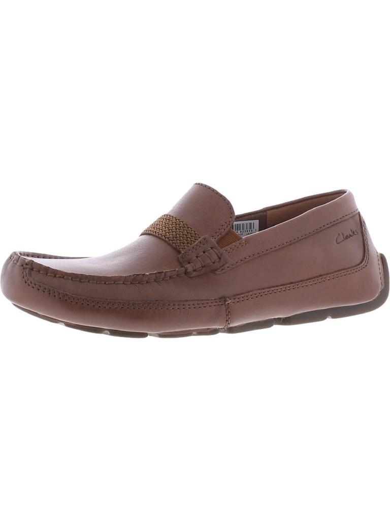 商品Clarks|Markman Brace Mens Leather Comfort Loafers,价格¥399,第1张图片