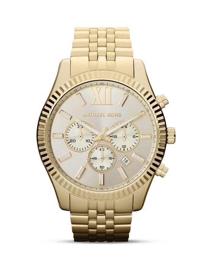 商品Michael Kors|Lexington Watch, 45mm,价格¥2208,第3张图片详细描述