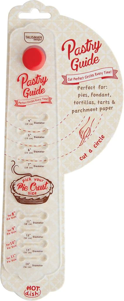 Talisman Designs Talisman Designs Perfectly Round Pie Dough Cutting Pastry Guide 1