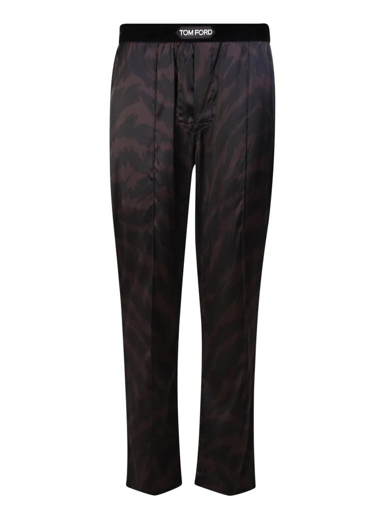 商品Tom Ford|Patterned Silk Pajama Pants,价格¥4923,第1张图片