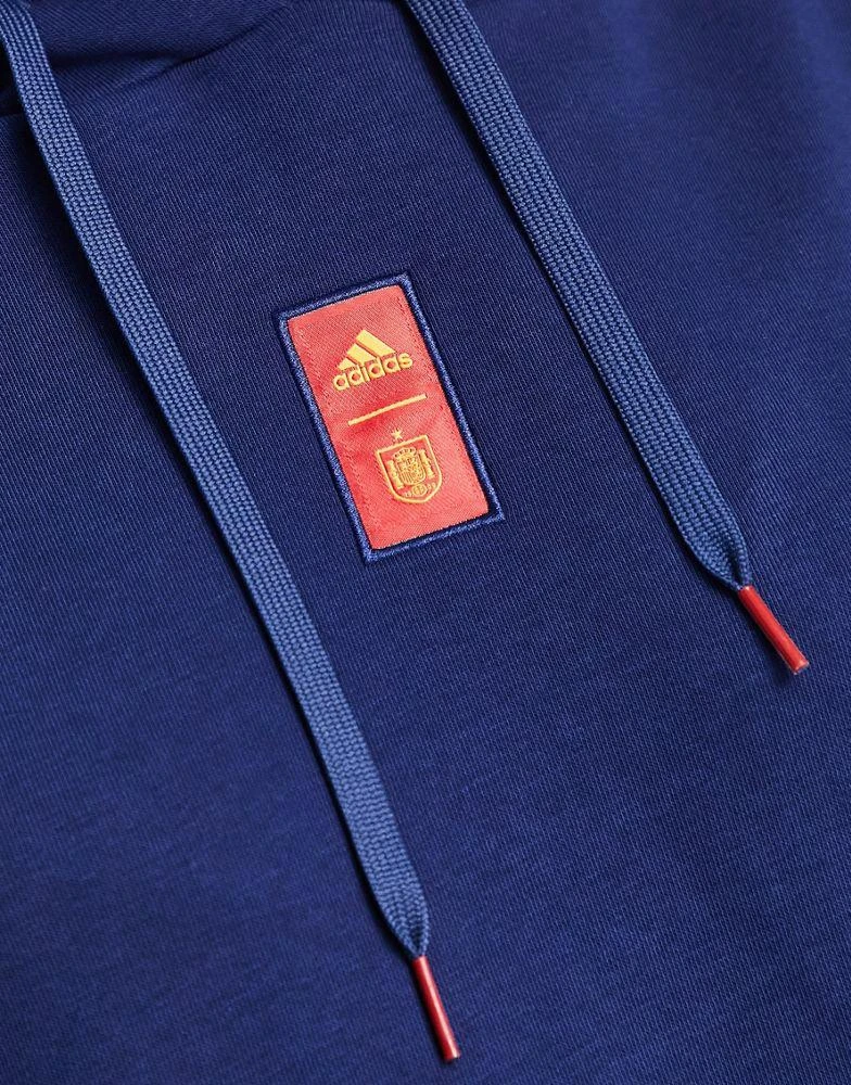 商品Adidas|adidas Football Spain World Cup 2022 logo hoodie in navy,价格¥411,第3张图片详细描述