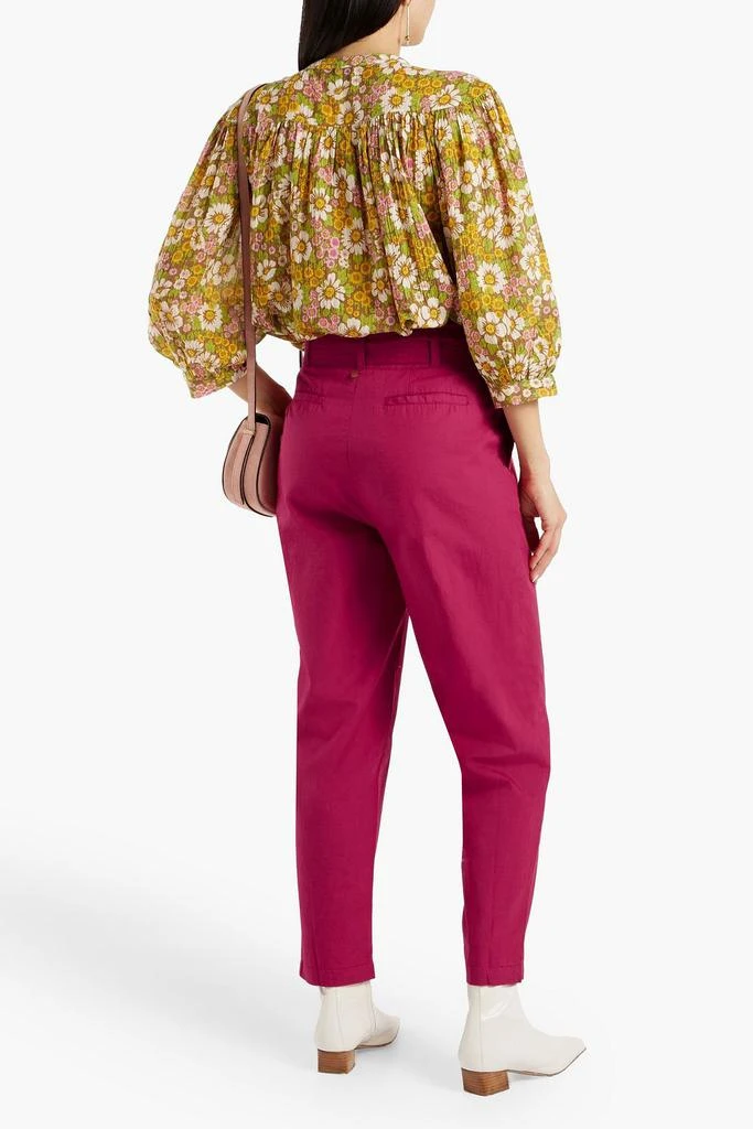 商品ANTIK BATIK|Aline floral-print cotton-georgette blouse,价格¥698,第3张图片详细描述