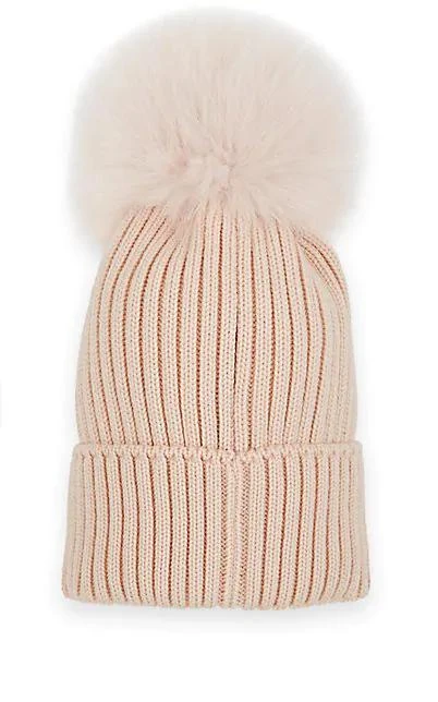 商品Moncler|Kids' Fur-Trimmed Wool Beanie,价格¥1266,第2张图片详细描述