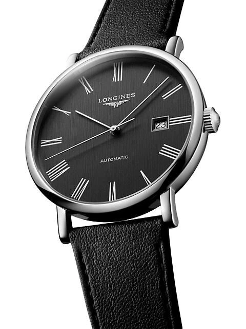 商品Longines|Elegant 41MM Stainless Steel Automatic Watch,价格¥14254,第3张图片详细描述