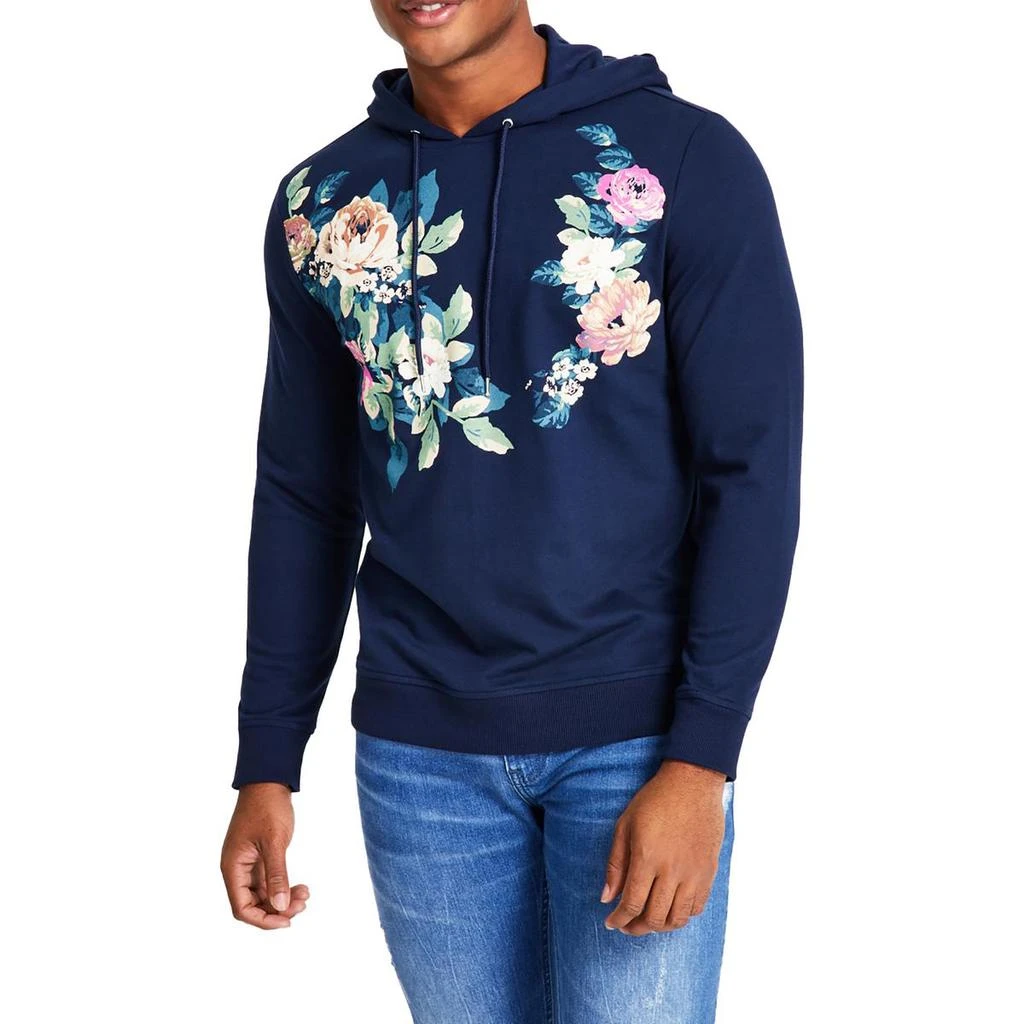 商品INC International|INC Mens Andres Regular Fit Floral Hoodie,价格¥148,第1张图片