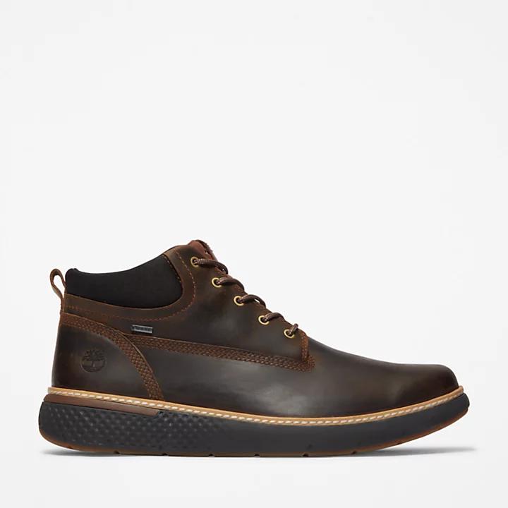 Cross Mark Gore-Tex® Chukka Boot for Men in Dark Brown商品第1张图片规格展示