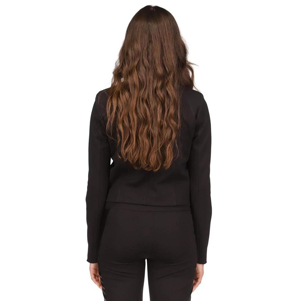 商品Michael Kors|Women's Button-Front Mixed-Media Jacket, Regular & Petite,价格¥651,第2张图片详细描述