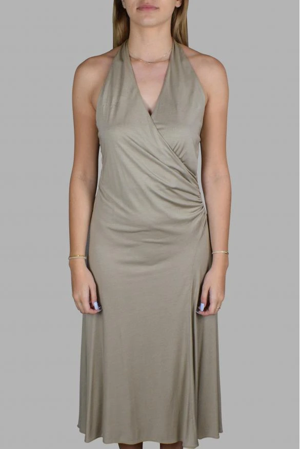 商品Ralph Lauren|Luxury dress for women ralph lauren beige silk backless dress,价格¥2149,第1张图片