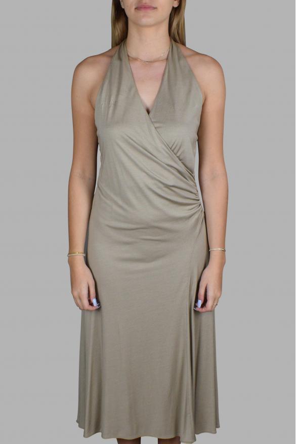 商品Ralph Lauren|Luxury Dress For Women   Ralph Lauren Beige Silk Backless Dress,价格¥2846,第1张图片