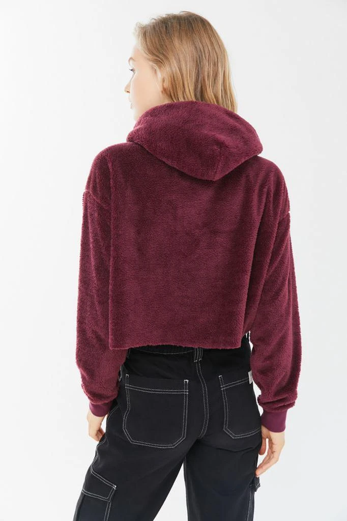 商品Urban Outfitters|UO Teddy Fleece Hoodie Sweatshirt,价格¥76,第4张图片详细描述