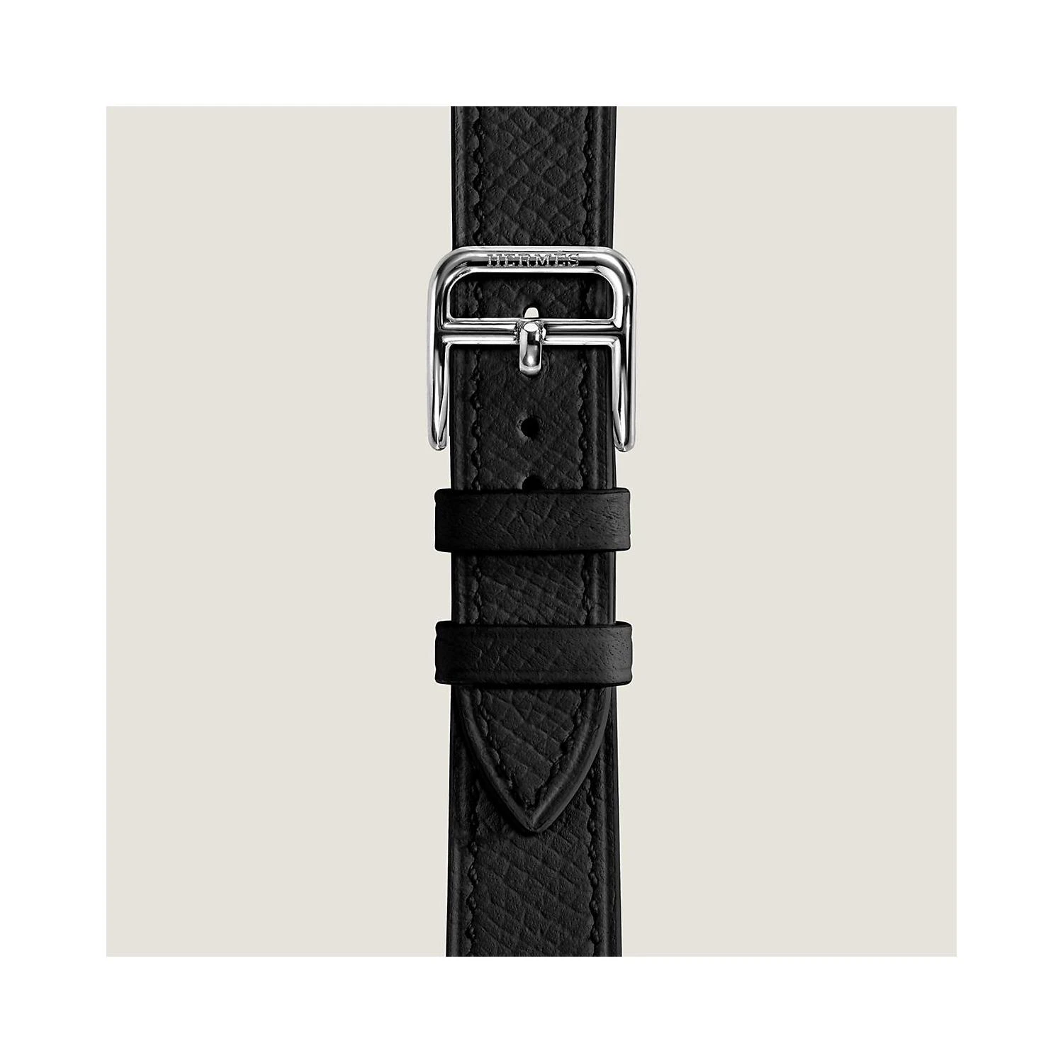 商品Hermes|【预售】 爱马仕 24秋冬 女士 手表带 Bracelet pour Heure H Petit modèle 25 mm, simple tour WKB0060WK89103,价格¥3173,第1张图片