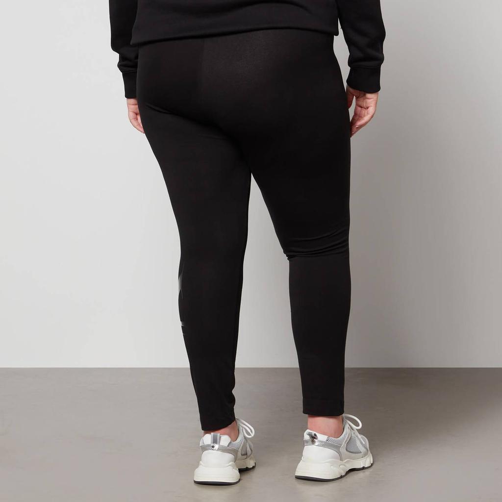 Calvin Klein Jeans Women's Plus Glossy Monogram Leggings - Ck Black商品第2张图片规格展示