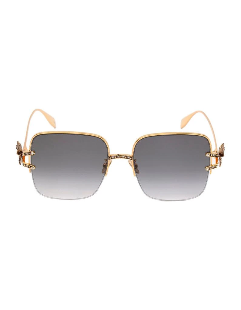 商品Alexander McQueen|Alexander McQueen Eyewear Butterfly Embellished Square-Frame Sunglasses,价格¥4821,第1张图片