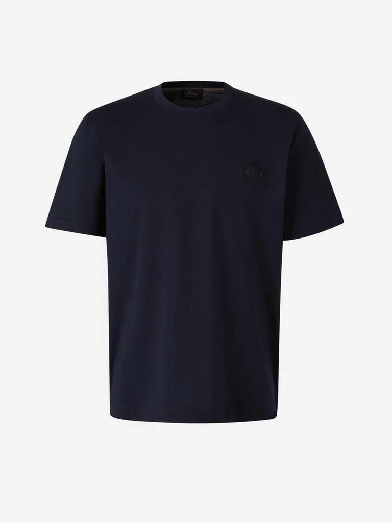 商品Brioni|Brioni Cotton Logo T-Shirt,价格¥3843,第1张图片