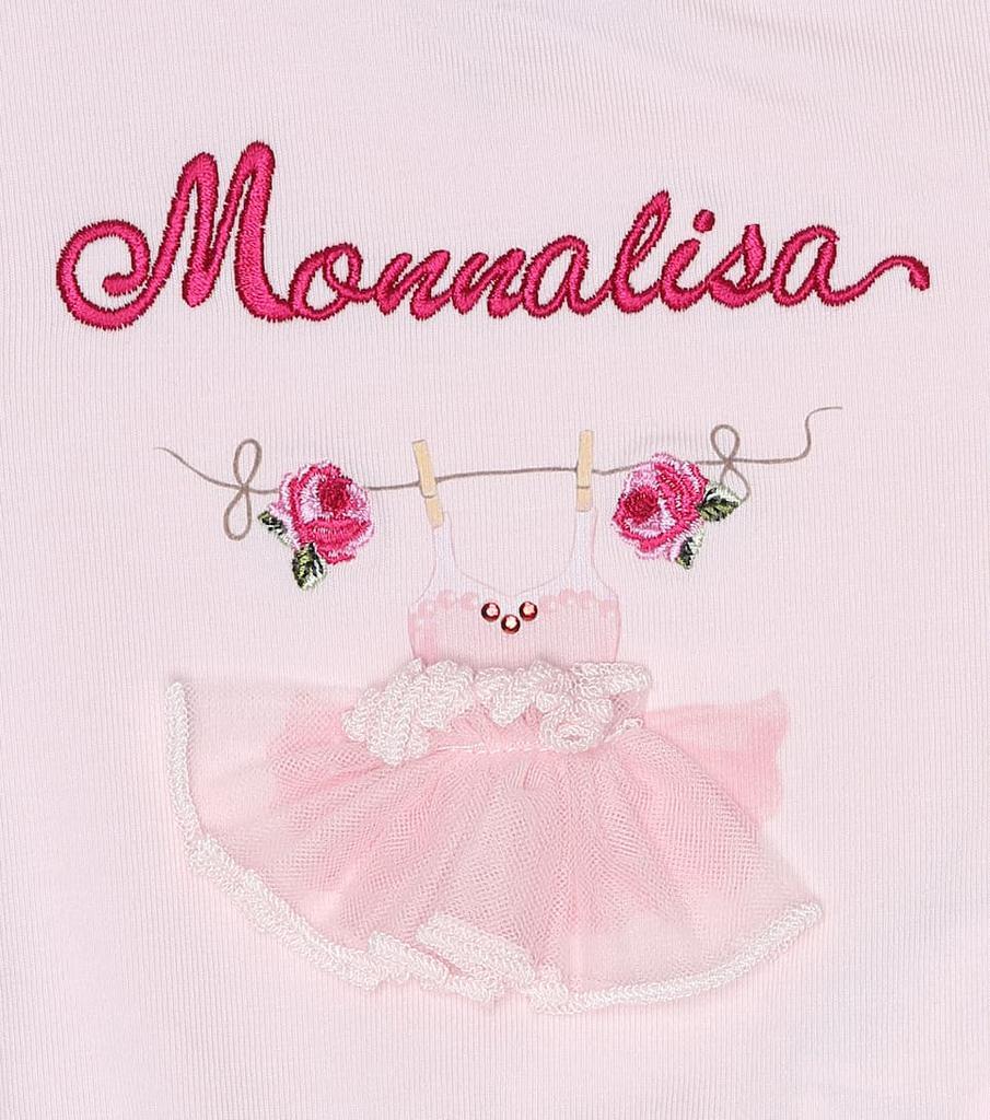 商品MONNALISA|Baby刺绣棉质上衣,价格¥367,第5张图片详细描述