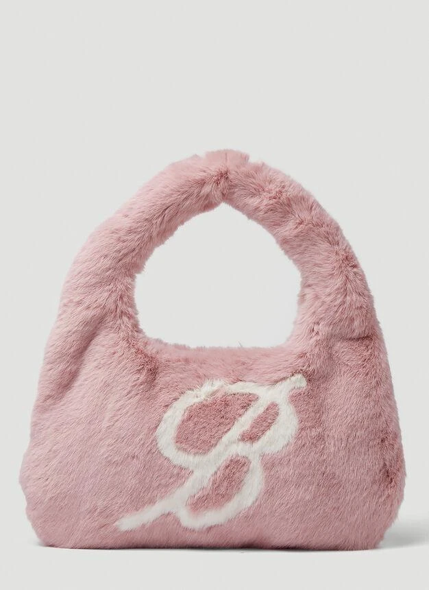 商品BLUMARINE|Eco Faux Fur Handbag in Pink,价格¥2277,第1张图片