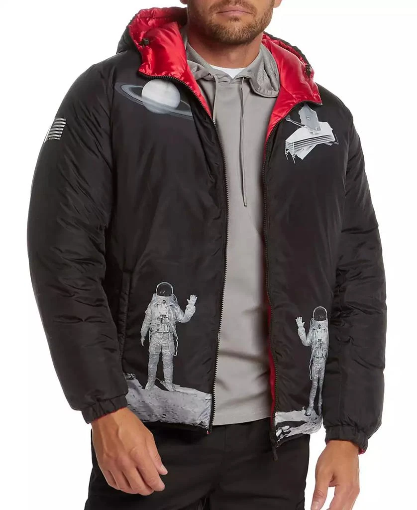 商品Space One|Men's NASA-Inspired Reversible Two-in-One Puffer Jacket with Astronaut Interior,价格¥2287,第5张图片详细描述